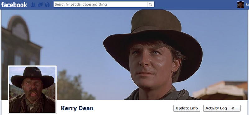 Facebook Timeline Cover Picture: Back to the Future 3 (Gun Fight with Buford Mad Dog Tannen)