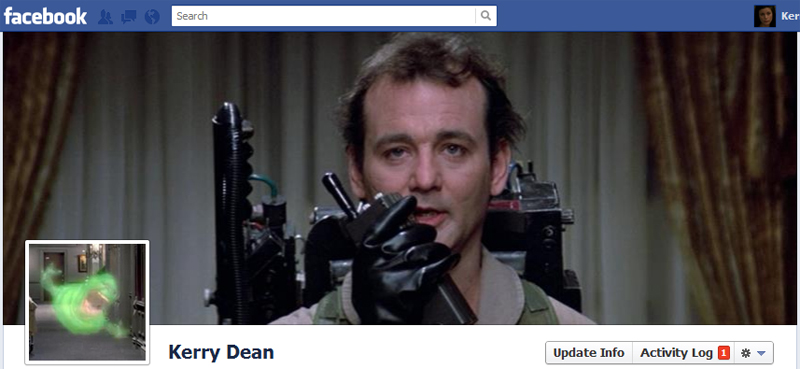 Facebook Timeline Cover Picture: Ghostbusters (Slimer)
