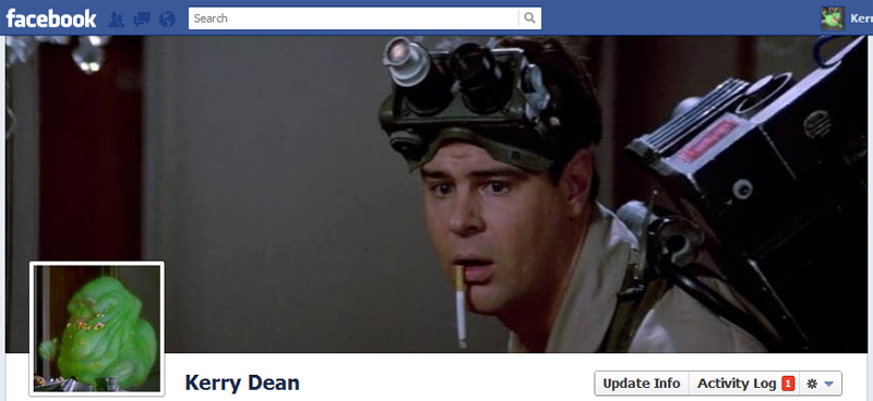 Facebook Timeline Cover Picture: Ghostbusters (Slimer)